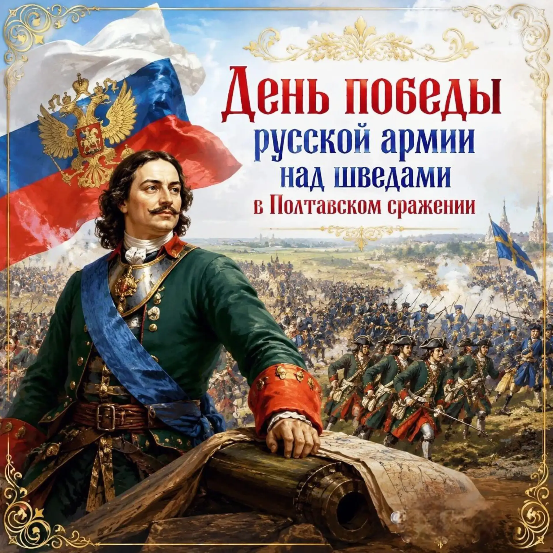 ⚔️🇷🇺 День победы в Полтавском сражении 🇷🇺⚔️