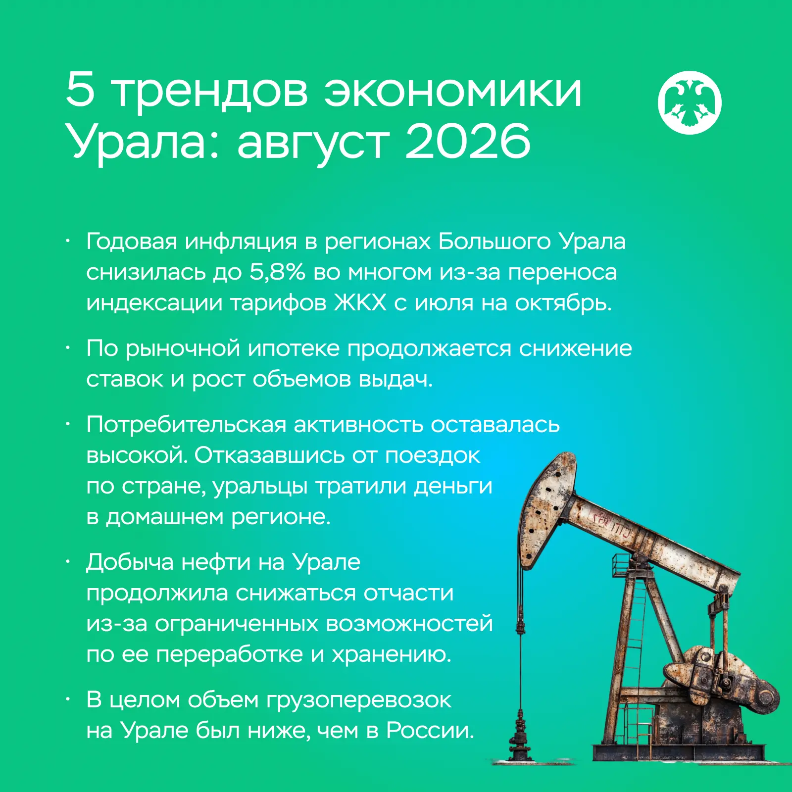 о состоянии экономики на Урале - от Банка России