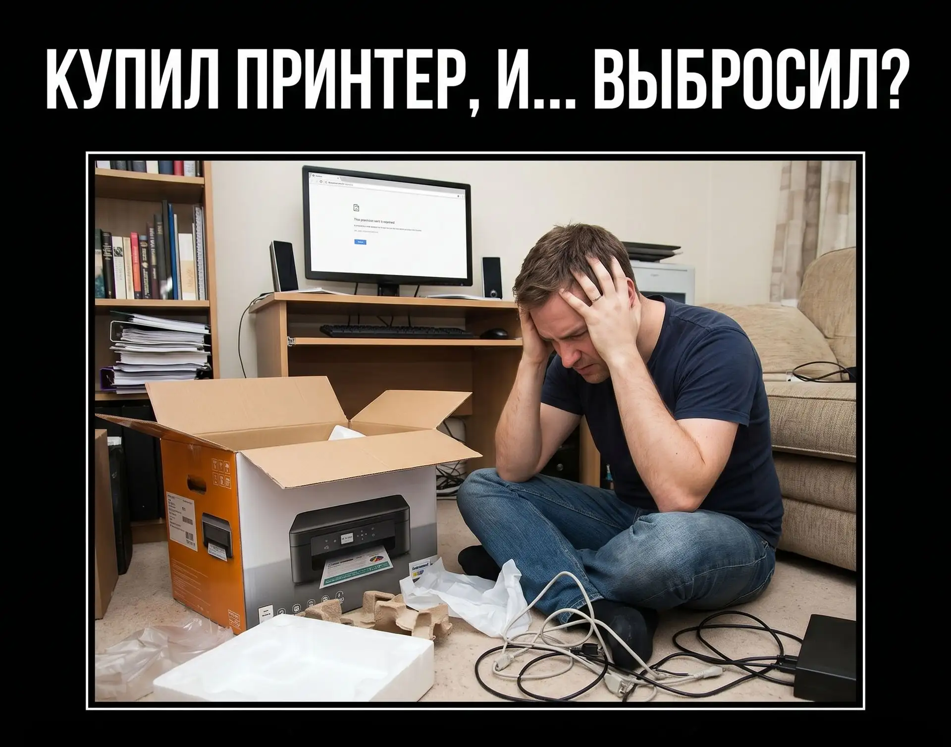 Купил принтер, и... выбросил?