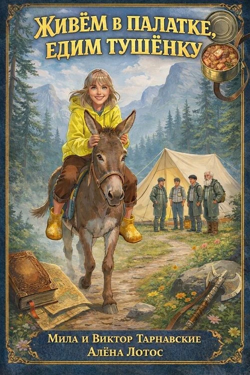 Тарнавские, Алена Лотос "Живём в палатке, едим тушёнку" https://author.today/work/571790

КПКК: 754 