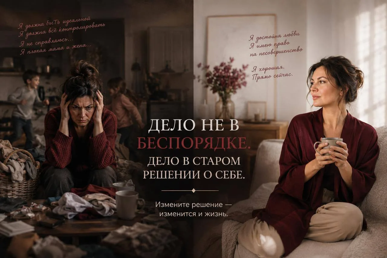 Она пришла с вопросом: «Почему меня так бесит беспорядок в доме?»

На первый взгляд это казалось обы