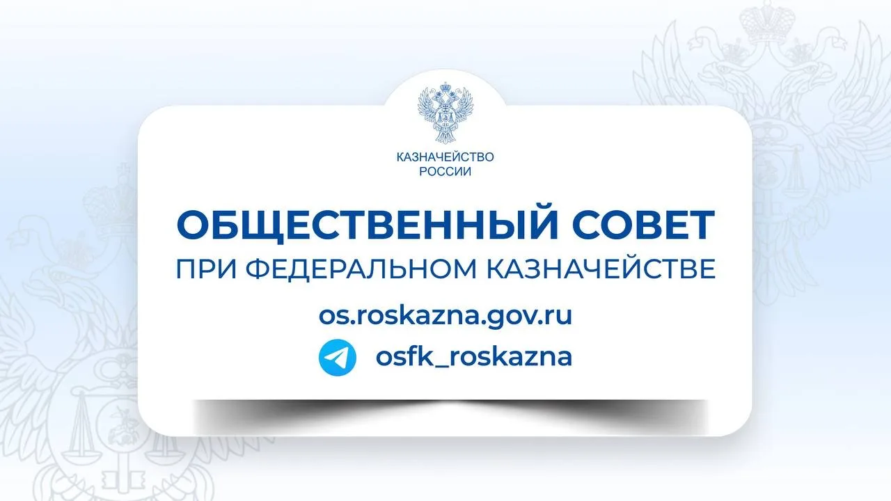 Общественный совет при Федеральном казначействе запустил свои цифровые ресурсы