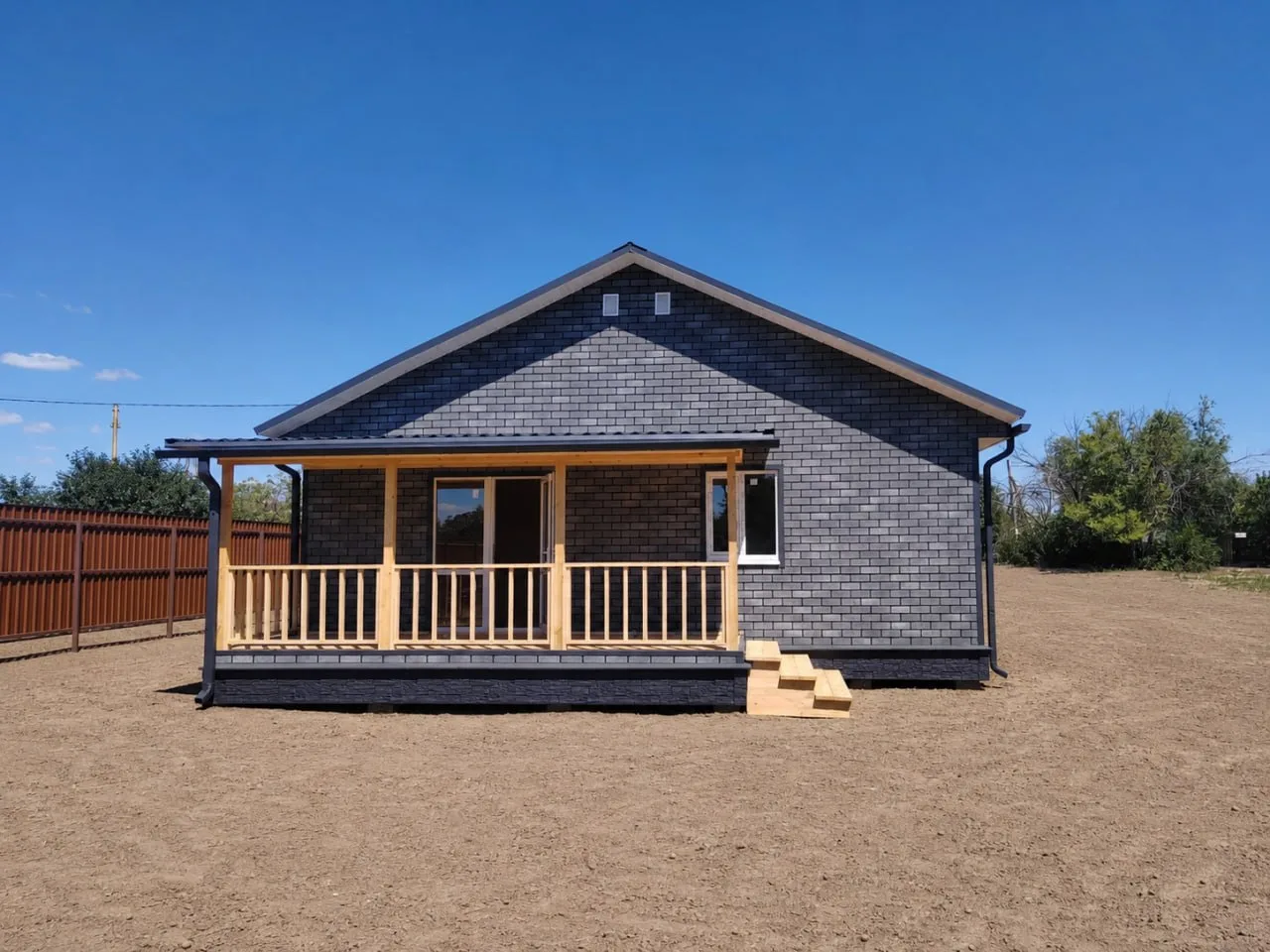 🏠 Сдали каркасно-щитовой дом 9×12 «Одноэтажный» площадью 122 м²