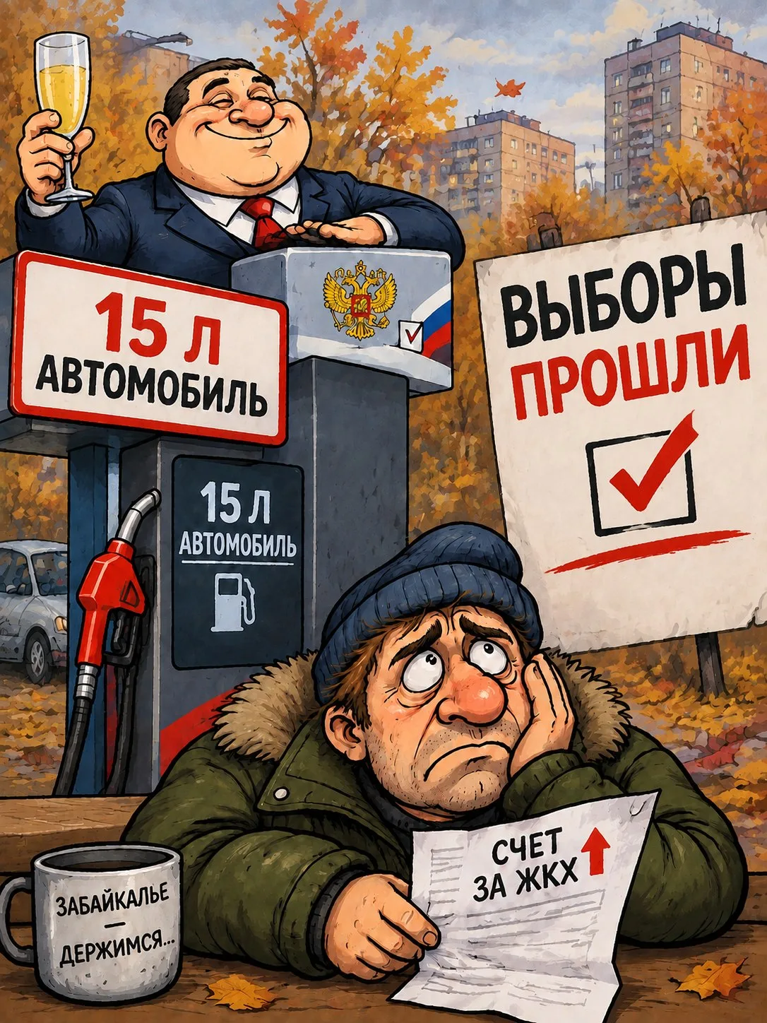 ЛИМИТЫ НА БЕНЗИН ВЕРНУЛИ ЧЕРЕЗ ТРИ ДНЯ ПОСЛЕ ВЫБОРОВ