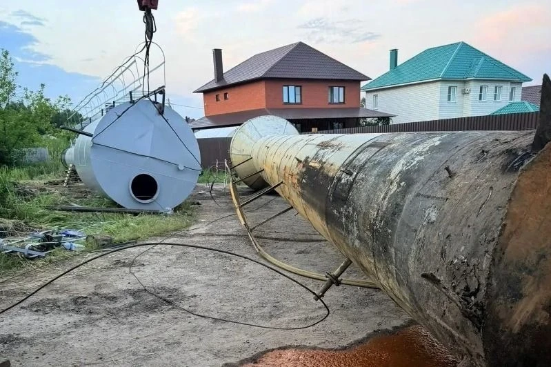 📍В рабочем посёлке Новая Ляда Тамбовского округа завершили замену изношенной водонапор...
