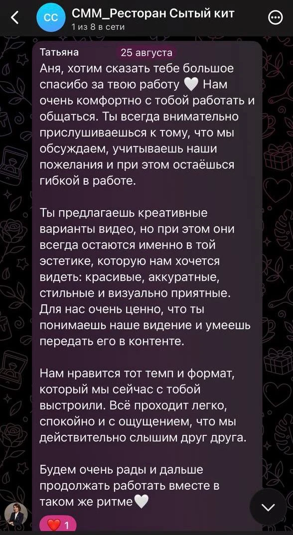 ❤️ ЛЮБИМЧИК КЛИЕНТА — АВГУСТ