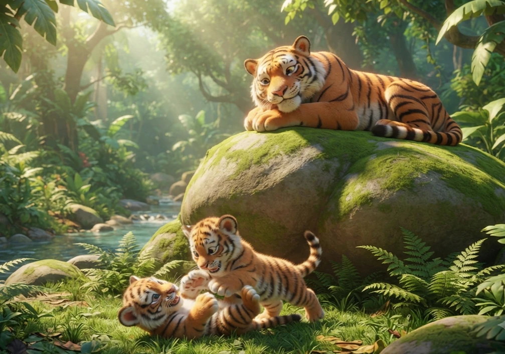 🐅 Полосатые секреты и купание в реке: отмечаем День тигра! 🎊

​Сегодня отмечается Международный де