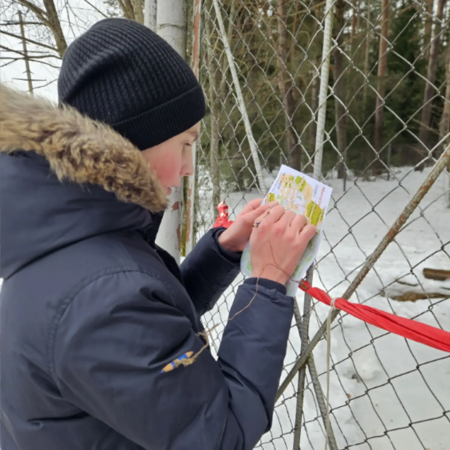 ❄️Пока многие в выходной день прятались по домам с горячим чаем, наши  спортсмены-ориентировщики вме