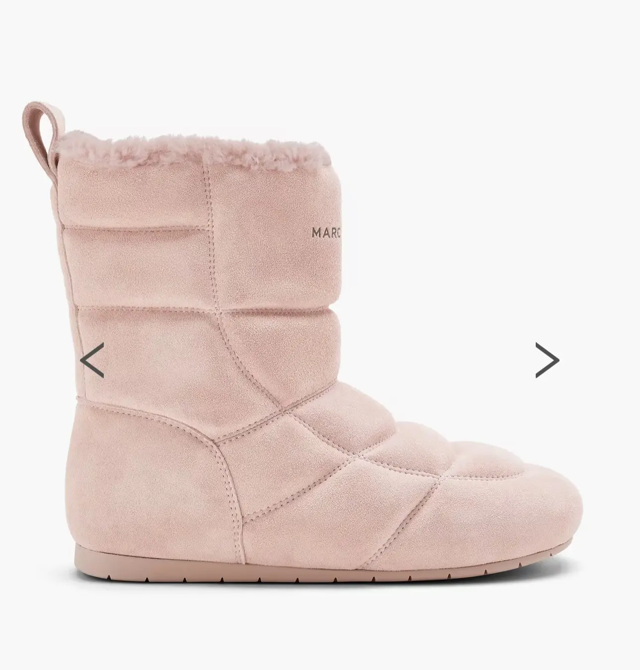 Зимние дутики из замши от Marc Jacobs