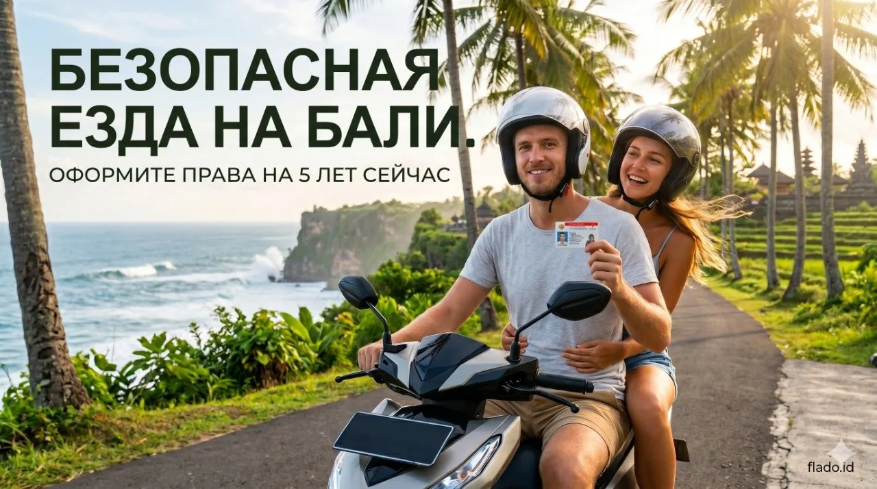 Виза есть, вы на Бали. А что с правами? 🌴🛵
