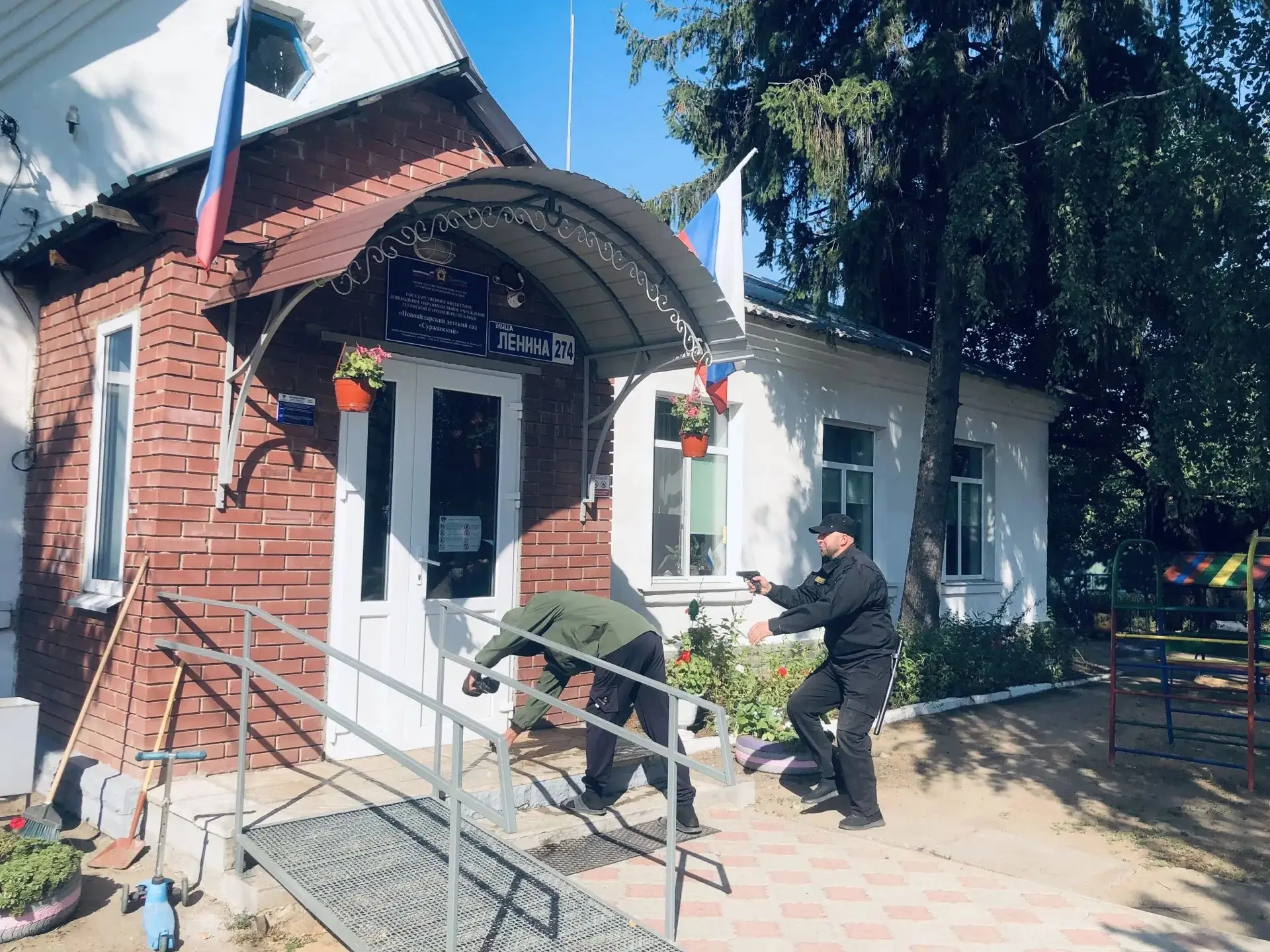 18 августа в нашем детском саду проведено Всероссийское учение при совершении преступле...