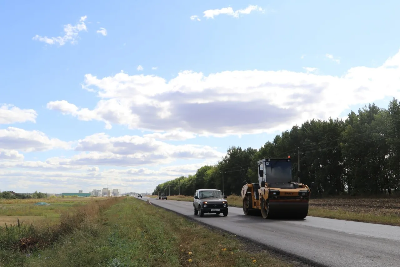 В Касторенском районе идет ремонт участка автомобильной дороги Курск-Борисоглебск — Кас...
