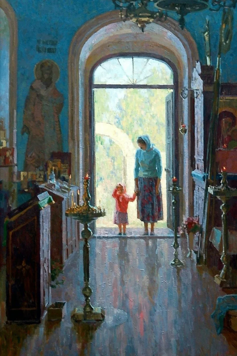 Послушай, что я тебе скажу: молись, а потом говори. Так поступай со своими детьми. Если ты все время