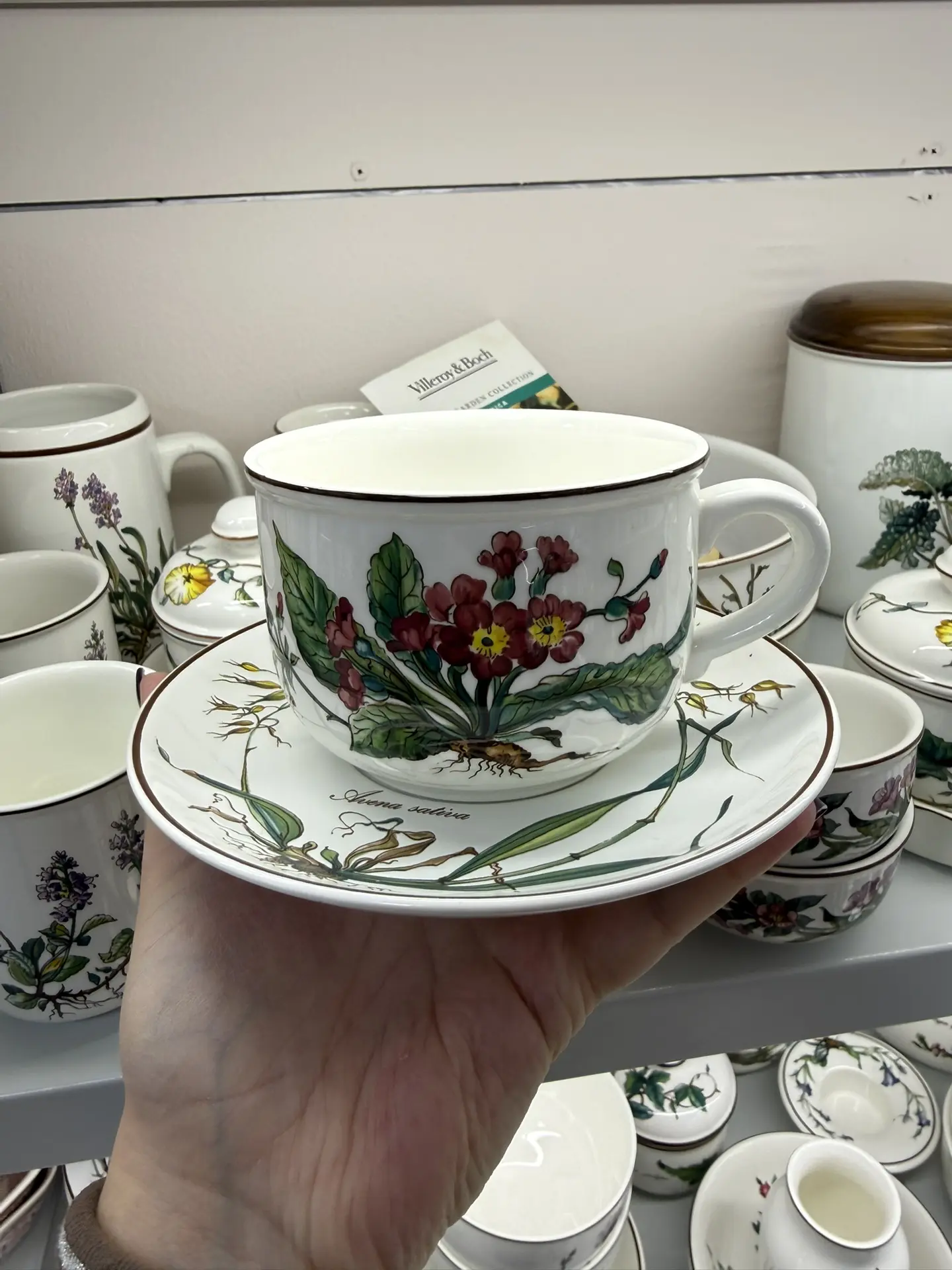 🌺Чайная пара Villeroy&Boch Botanica супер объема 400 мл 🔥 - 8290 руб.