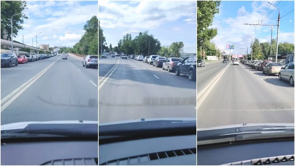 ❗️Сегодня, как и предыдущие четыре дня, автомобилисты стоят в очередях за дефицитным топливом на АЗС