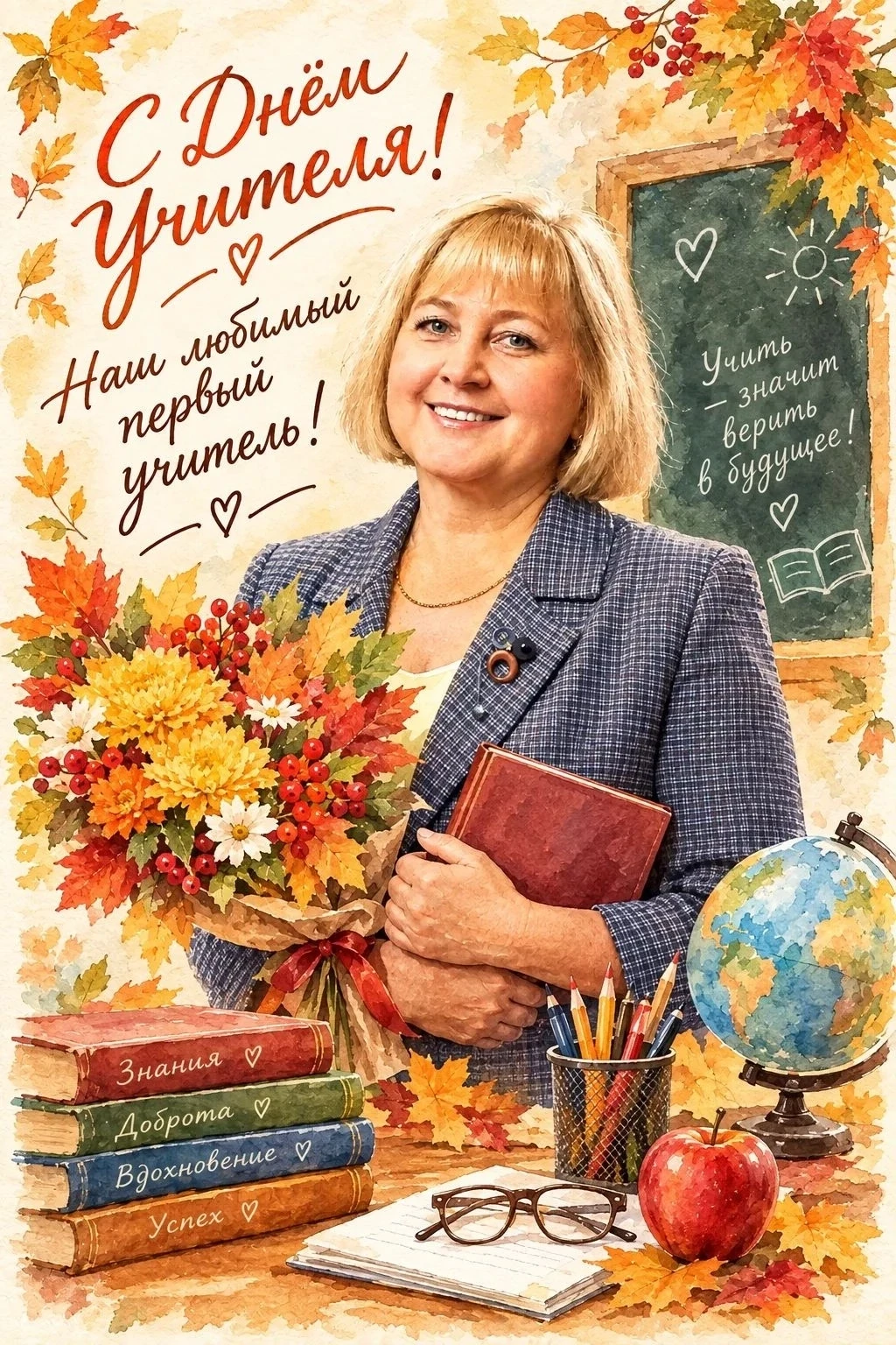 Дорогой наш и самый первый учитель!