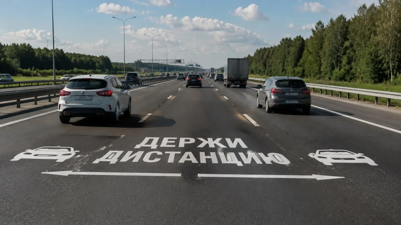 На обходе Набережных Челнов и Нижнекамска внедрили новую дорожную разметку.

На трассе М12 «Восток» 