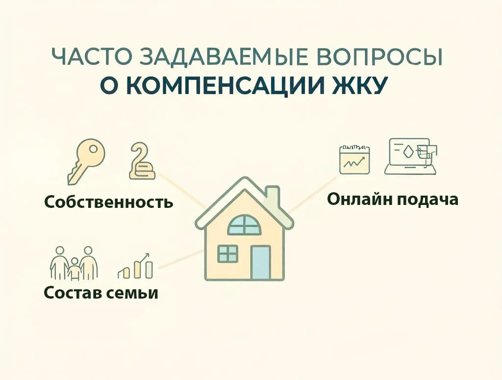 ЧАСТО ЗАДАВАЕМЫЕ ВОПРОСЫ О КОМПЕНСАЦИИ ЖКУ