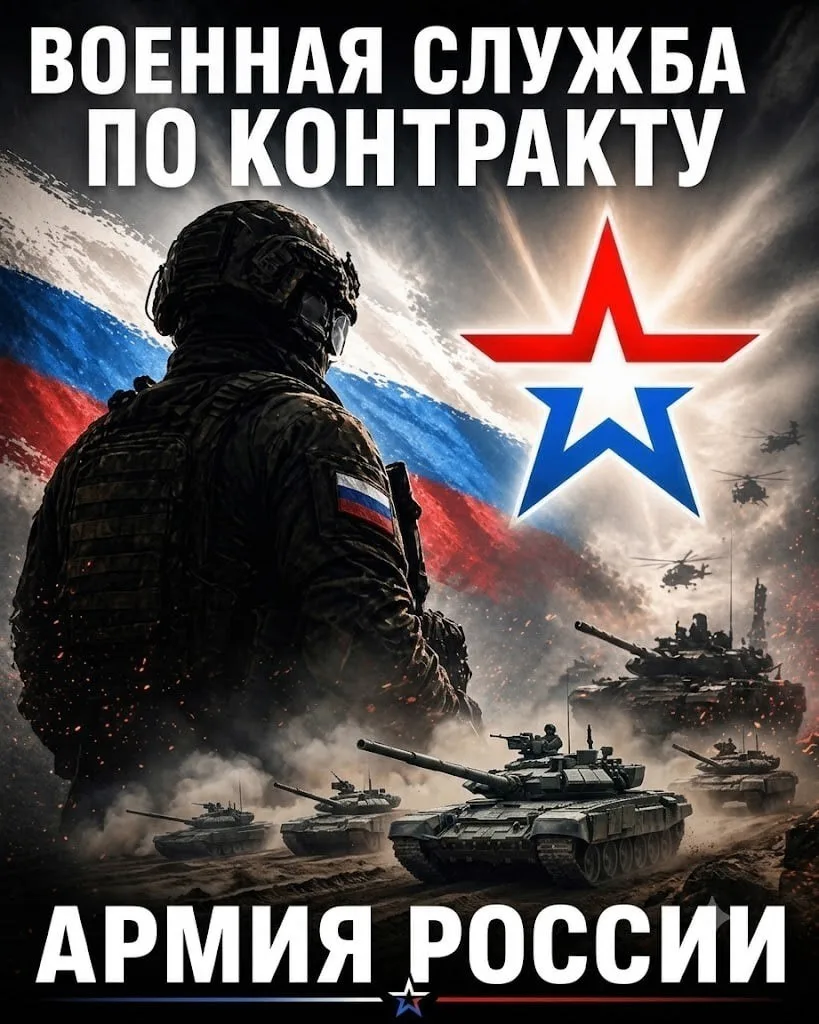 🛑ПУНКТ ОТБОРА НА ВОЕННУЮ СЛУЖБУ ПО КОНТРАКТУ Министерства Обороны РФ

✅МОСКВА
💰ЕДИНОВРЕМЕННАЯ ВЫПЛ
