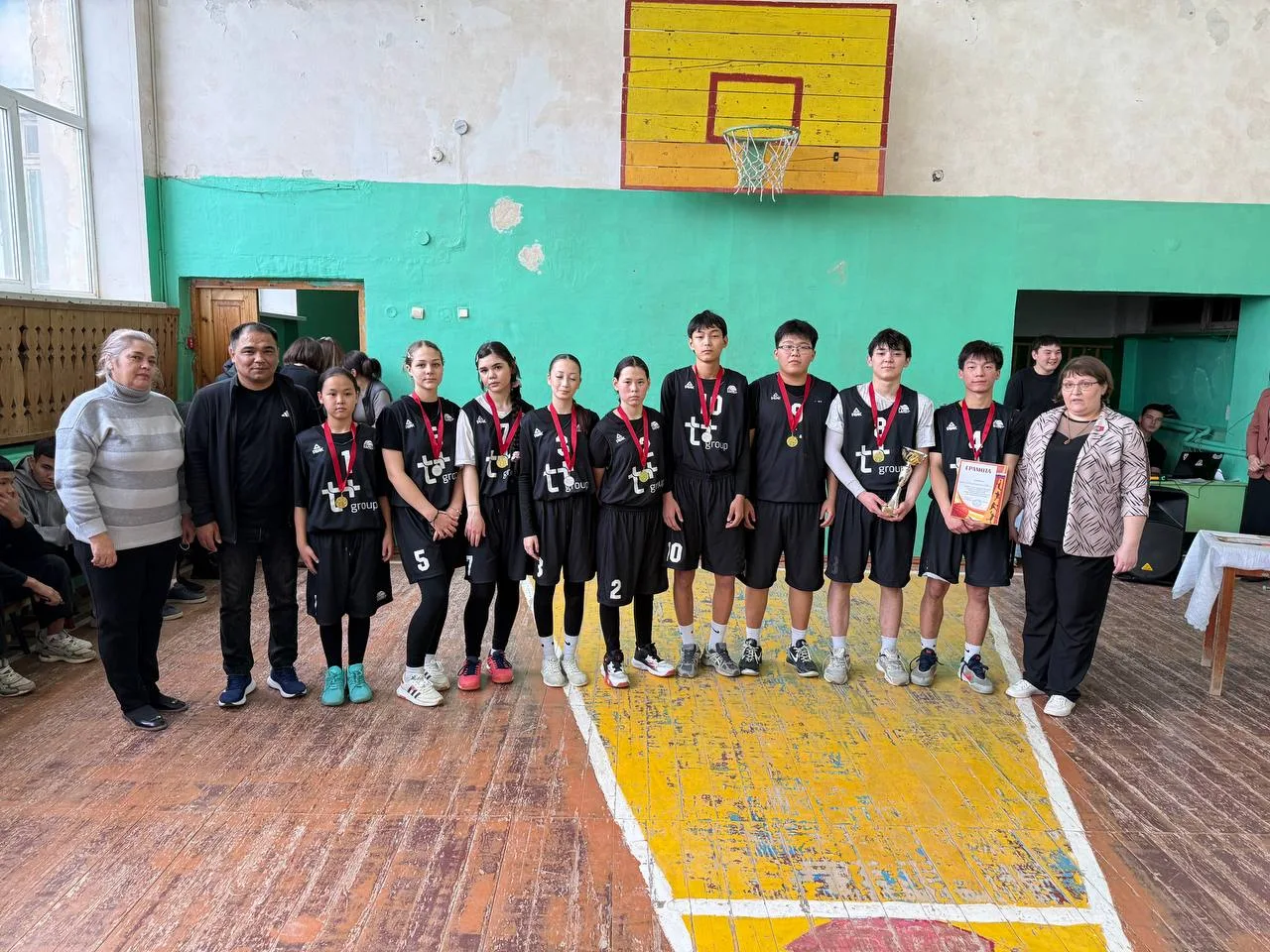 Победа в честь Героев: наши баскетболисты — лучшие в районе! 🏆🏀 Сегодня в селе Тумак прошел турнир п