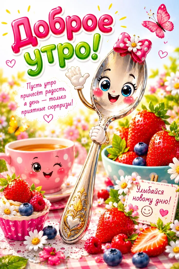 🌞🎉 Чудесного утра! Везения и хорошего настроения!