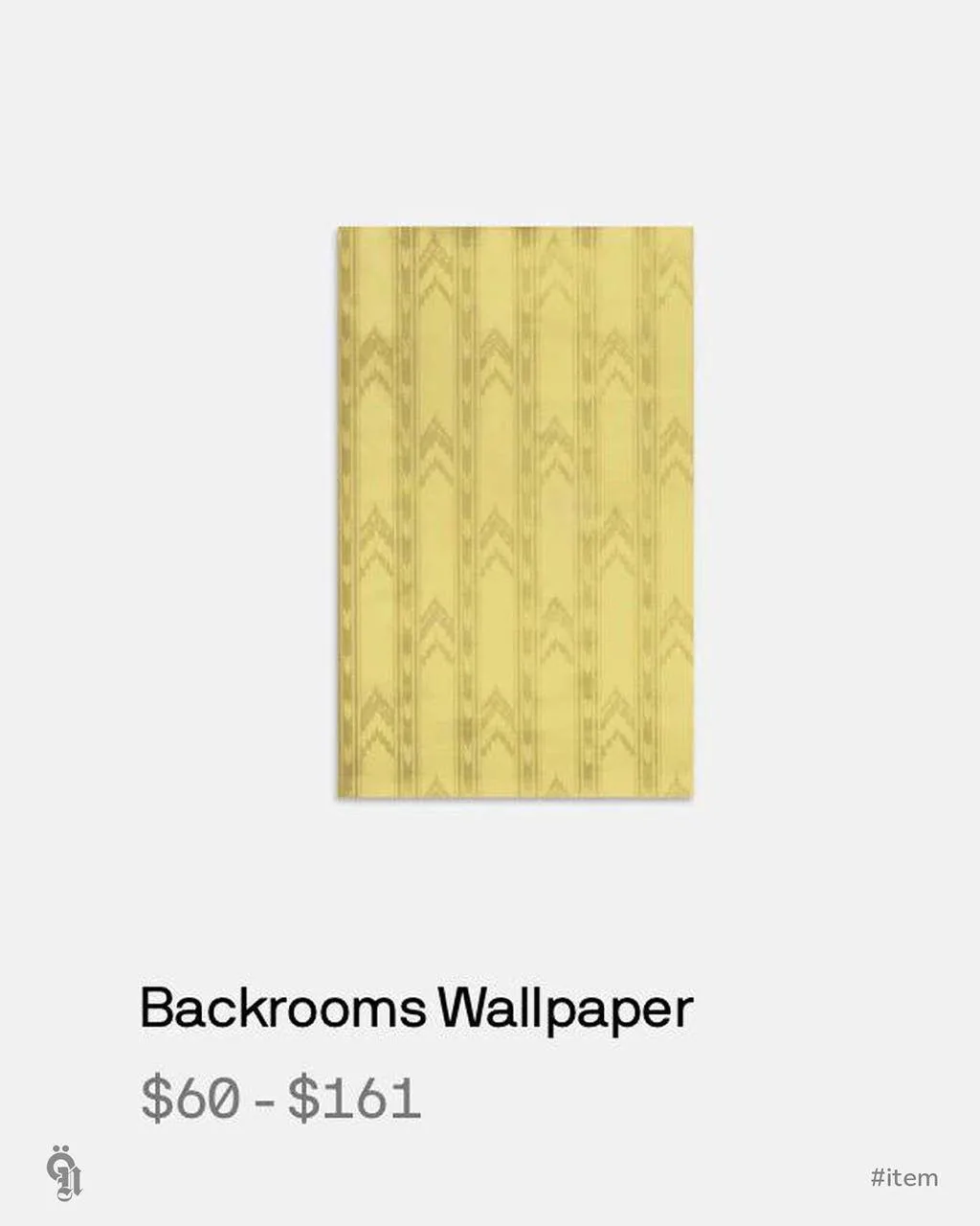Те самые желтые обои из Backrooms теперь можно купить себе домой.

Настоящие лиминальные пространств