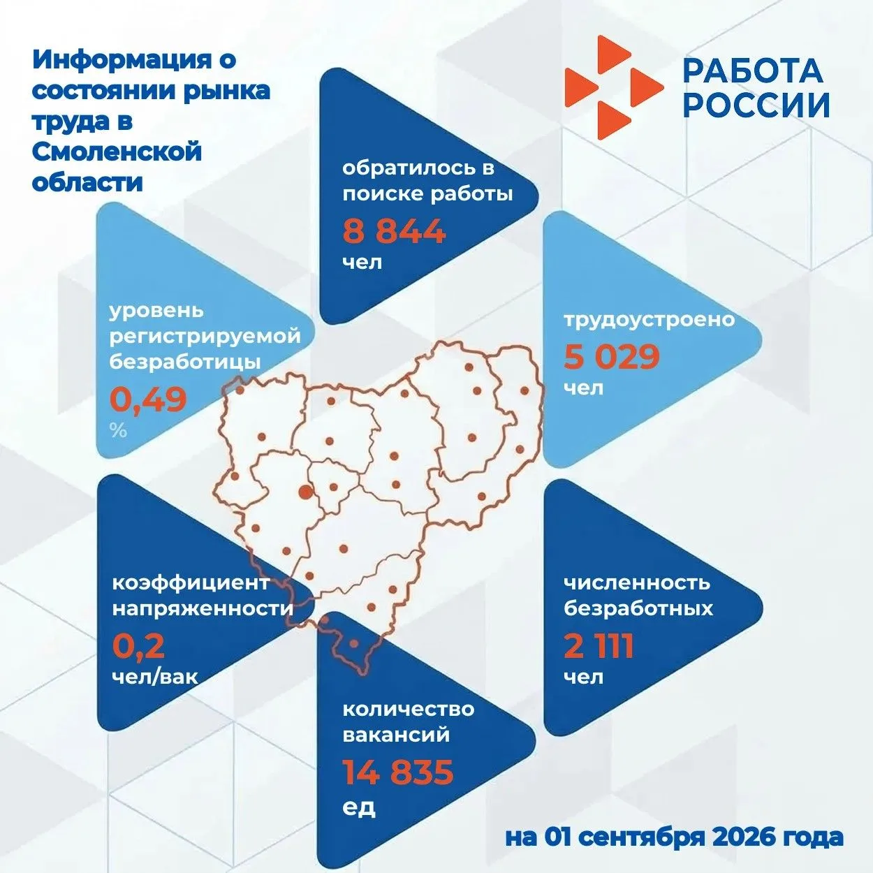 💼 Рынок труда Смоленской области: работы больше, чем соискателей! 💼