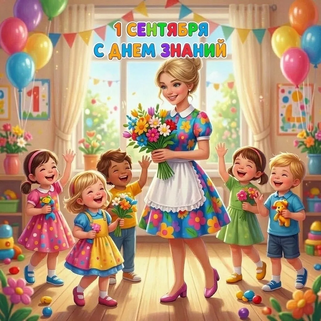 🎉 Снова в садик! С Днем знаний!