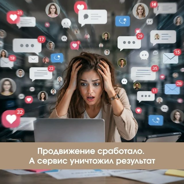 🛎 Продвижение сработало. А сервис уничтожил результат
