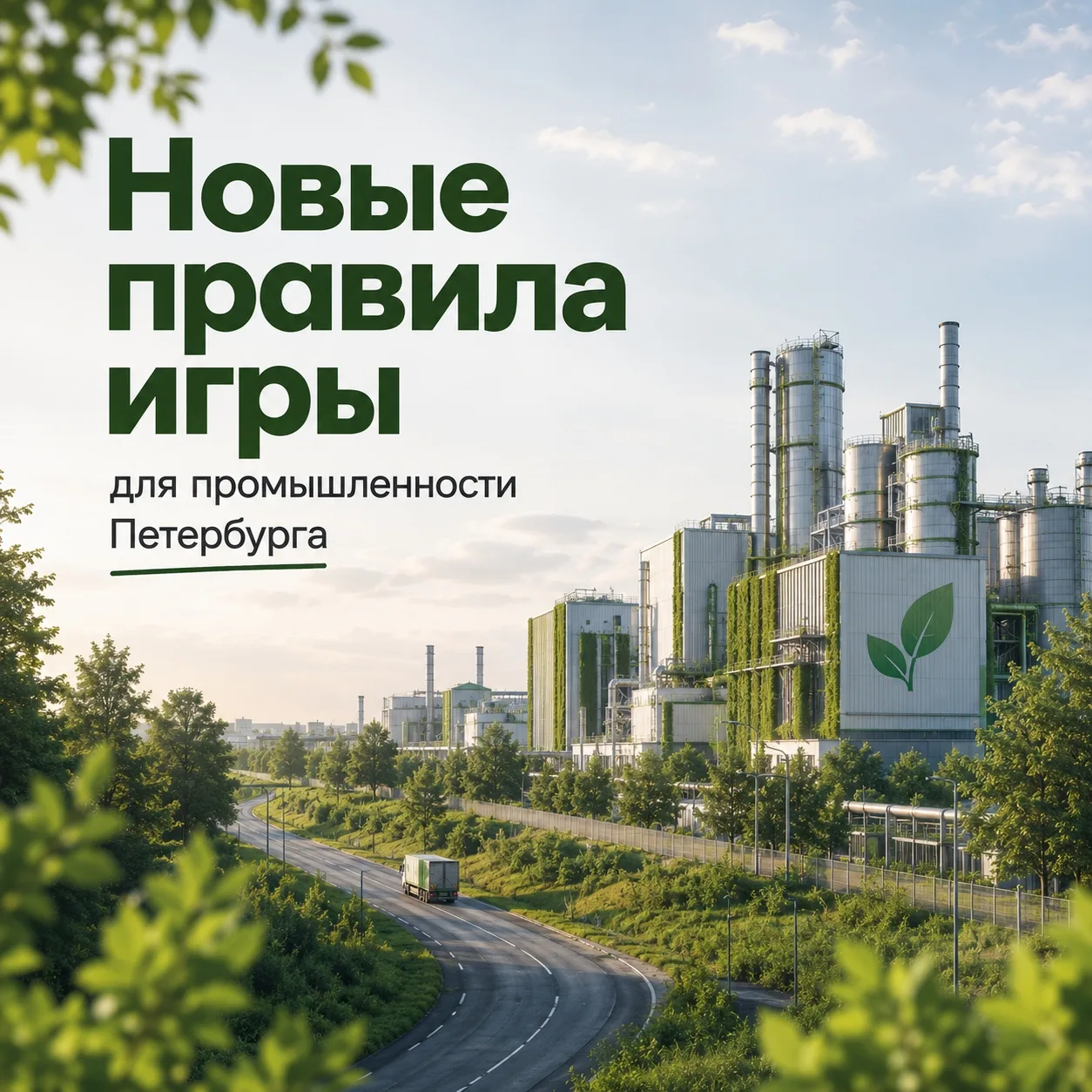 ♻ Петербург становится ориентиром для всей России в вопросах экологичности промышленности!