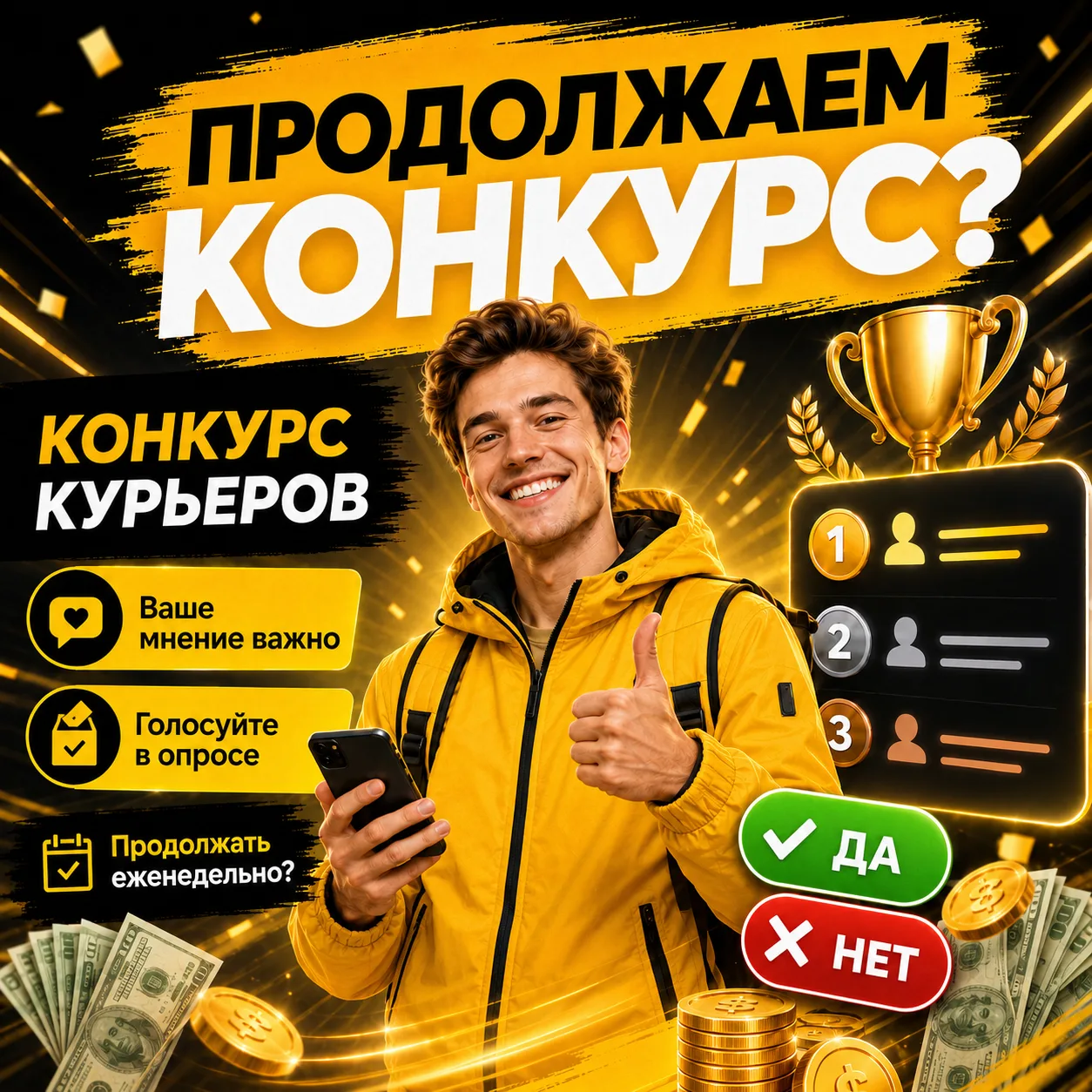 Наш еженедельный конкурс подходит к концу и хотим узнать ваше мнение. Стоит ли продолжа...
