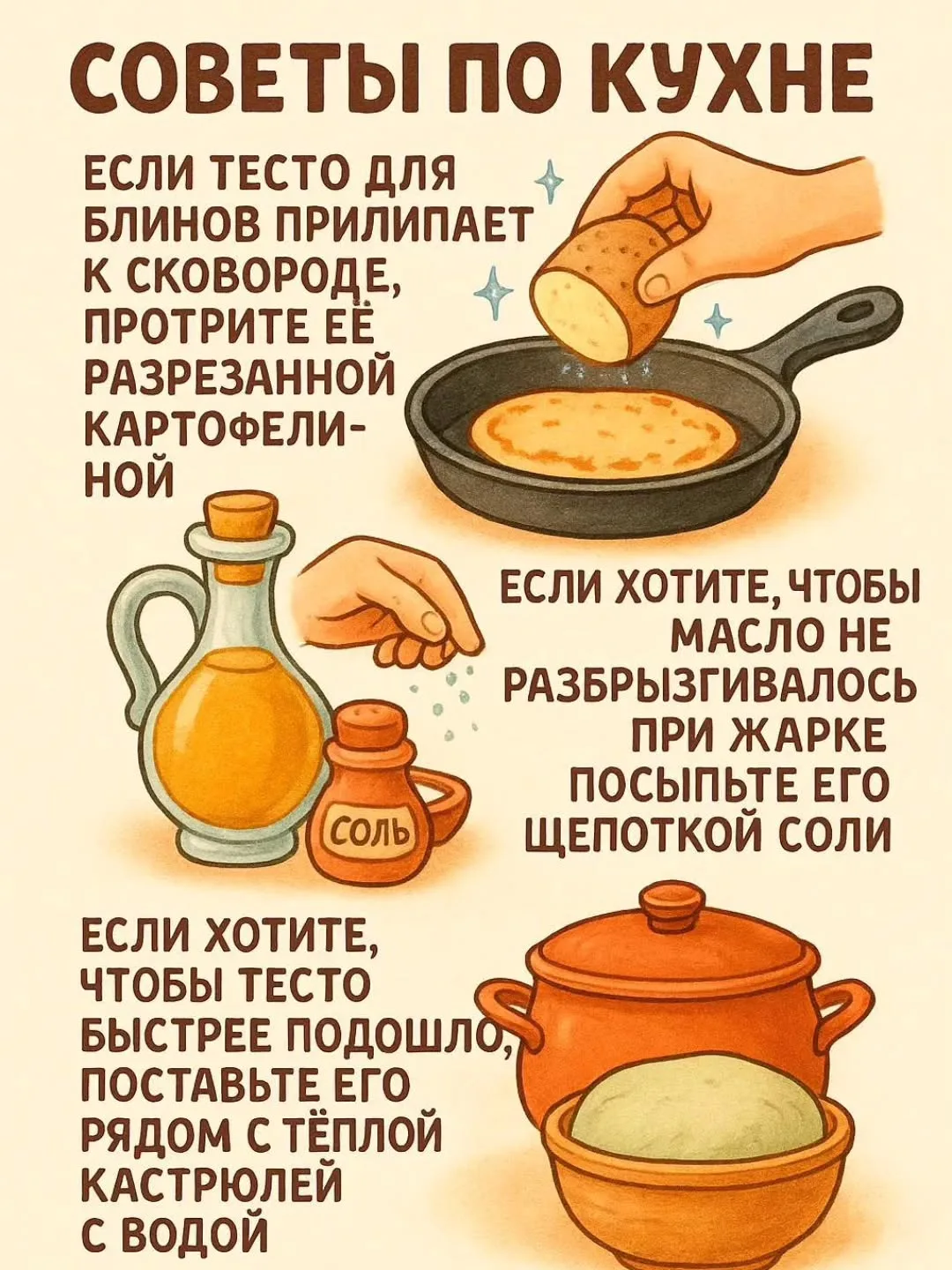 Советы по кухне ☑️