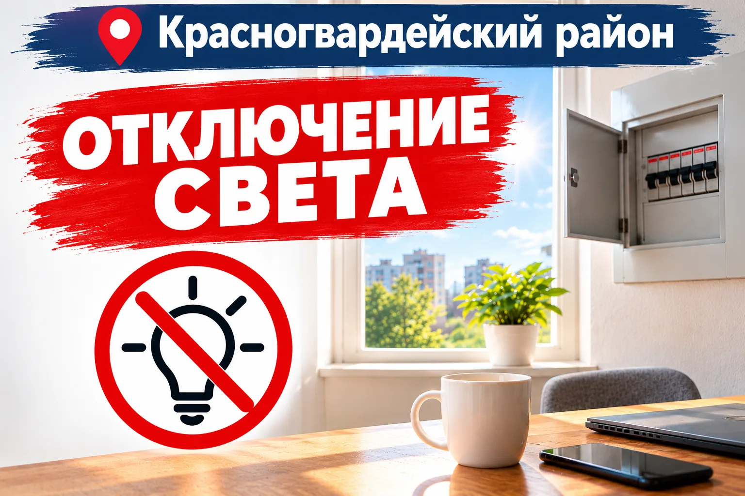 💡❌ В Красногвардейском районе Крыма два дня будут отключать свет