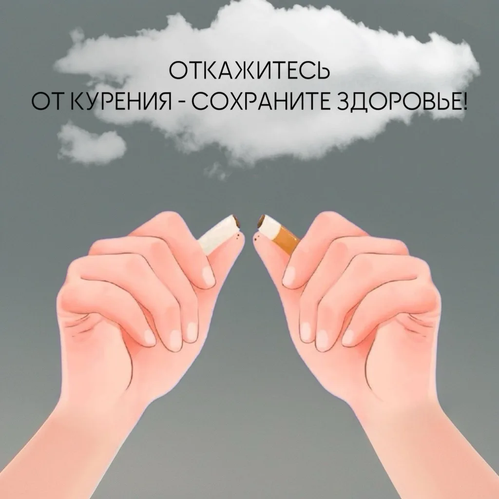 🚭 Бросай курить! Неделя отказа от табака — с 25 мая по 31 мая 🌍