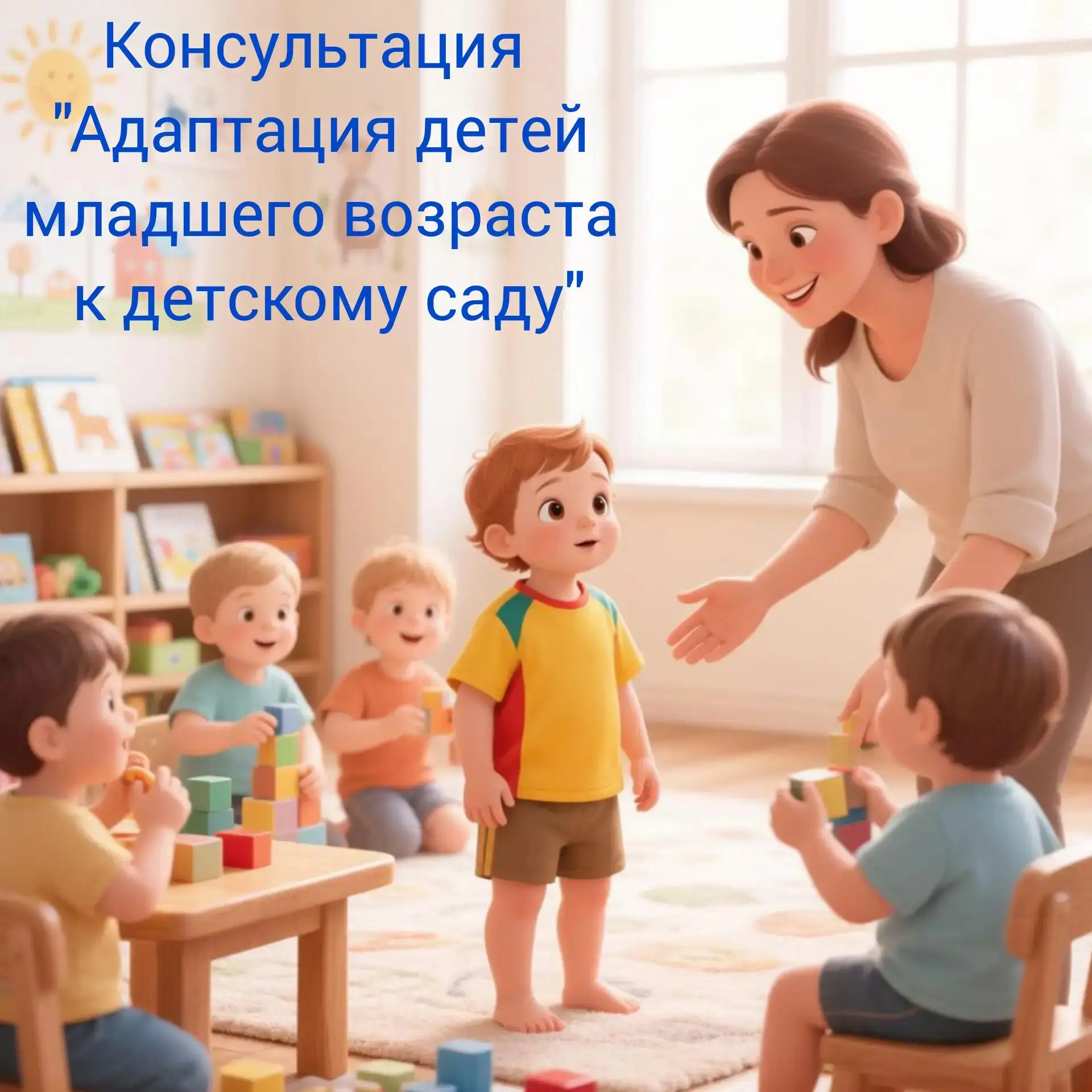 Консультация "Адаптация детей младшего возраста к детскому саду"