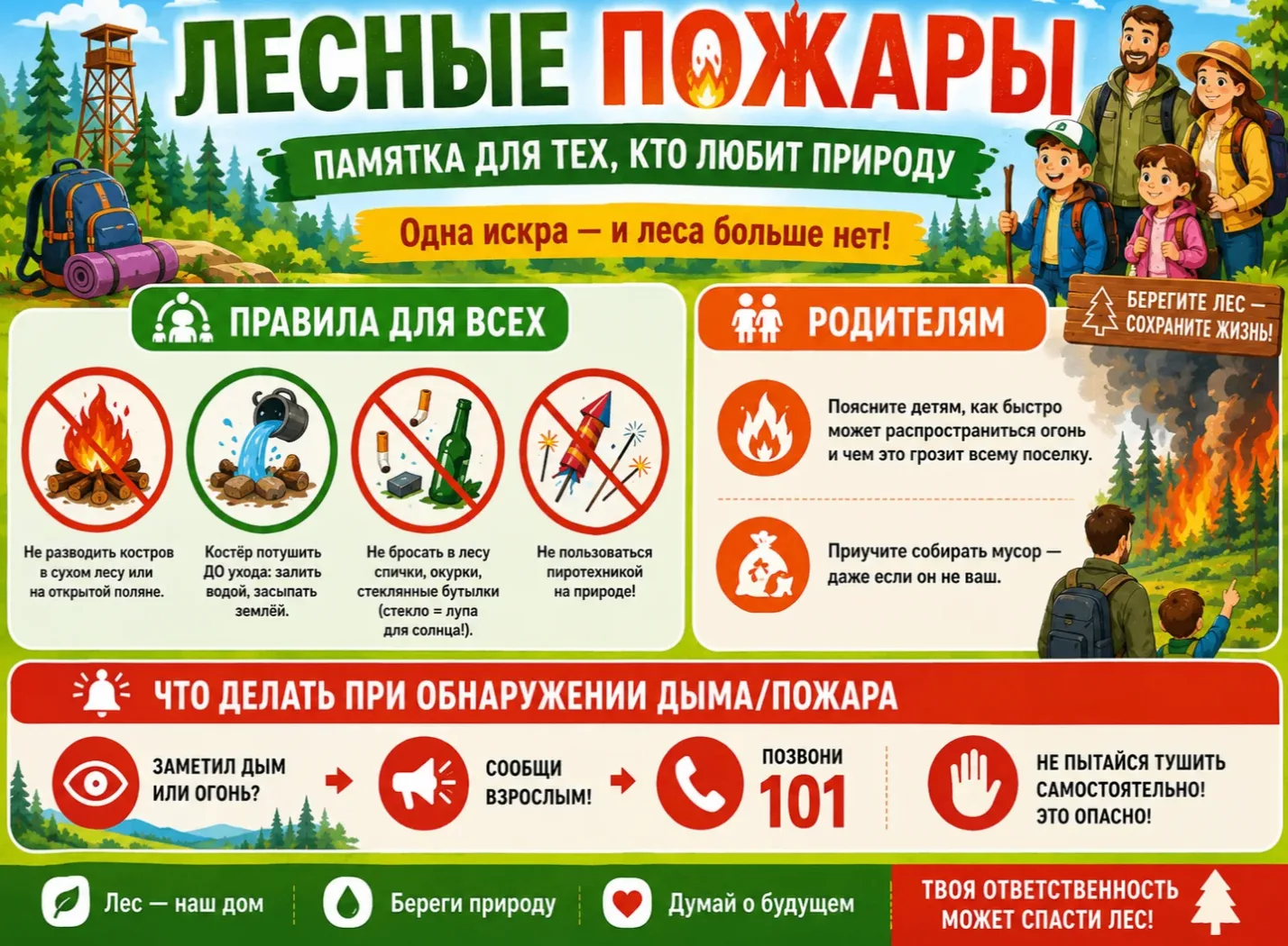 Лесные пожары🔥