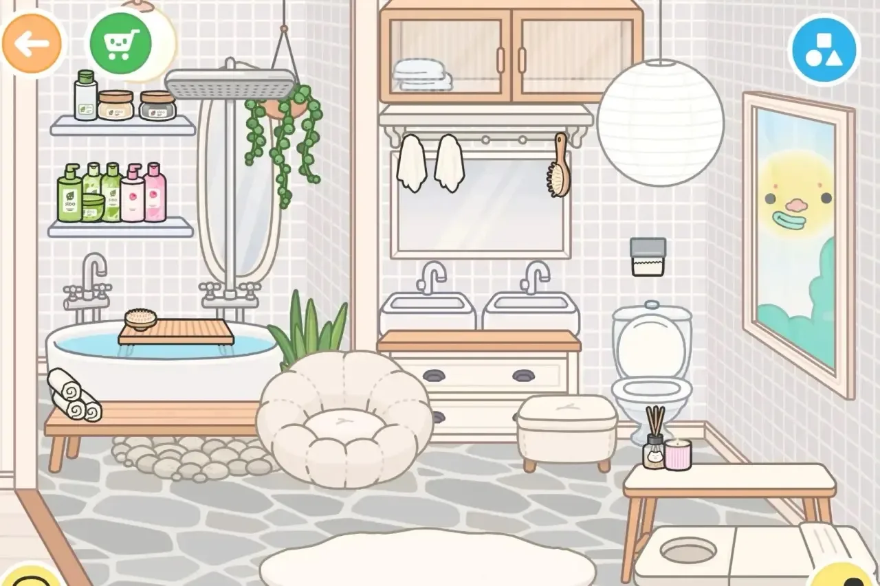 Светлая ванная комната 🛀 

Тока Бока 🎀 | Наш чат 🩵
