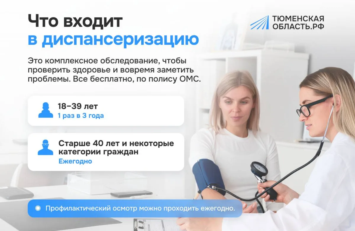 Не ждите симптомов — запишитесь на диспансеризацию уже сейчас

Нередко серьезные болезни «маскирую