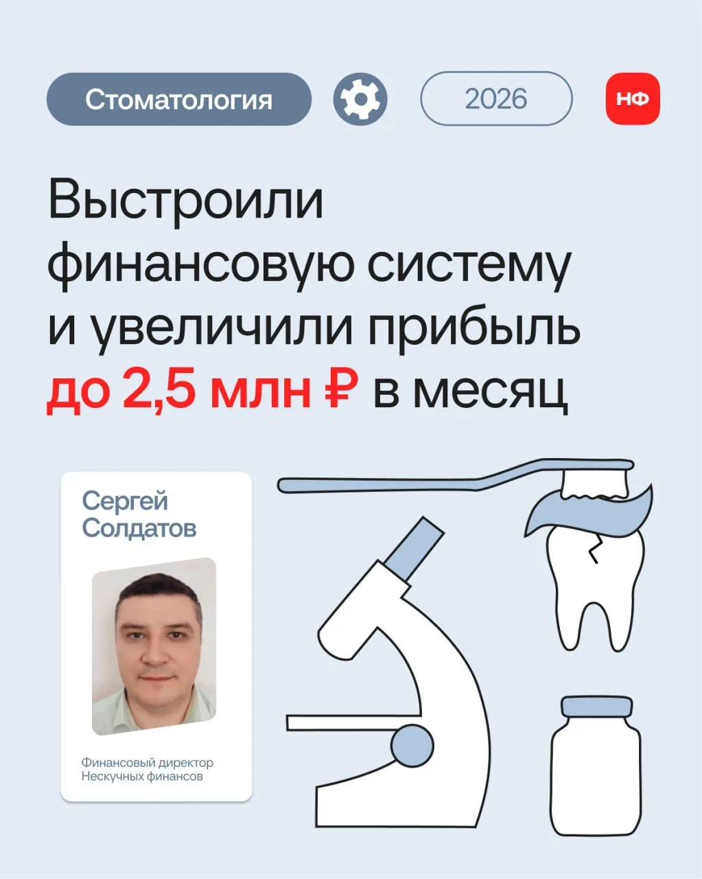 Кейс: Как клиника выросла в 2,5 раза по прибыли и перестала бояться кассовых разрывов 💥