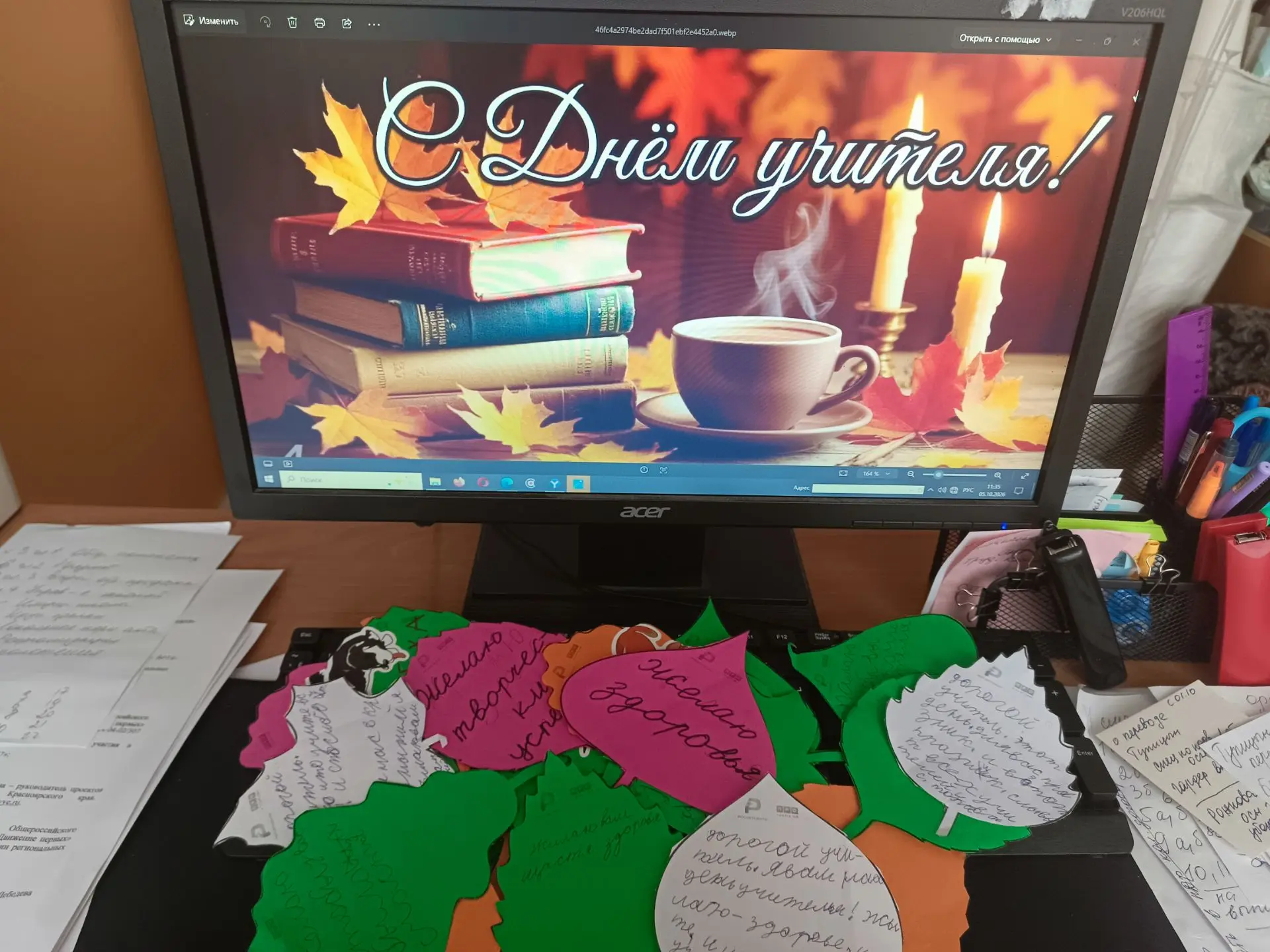 🍁💐"Букет добрых слов" расцвёл в нашей школе! 💐🍁