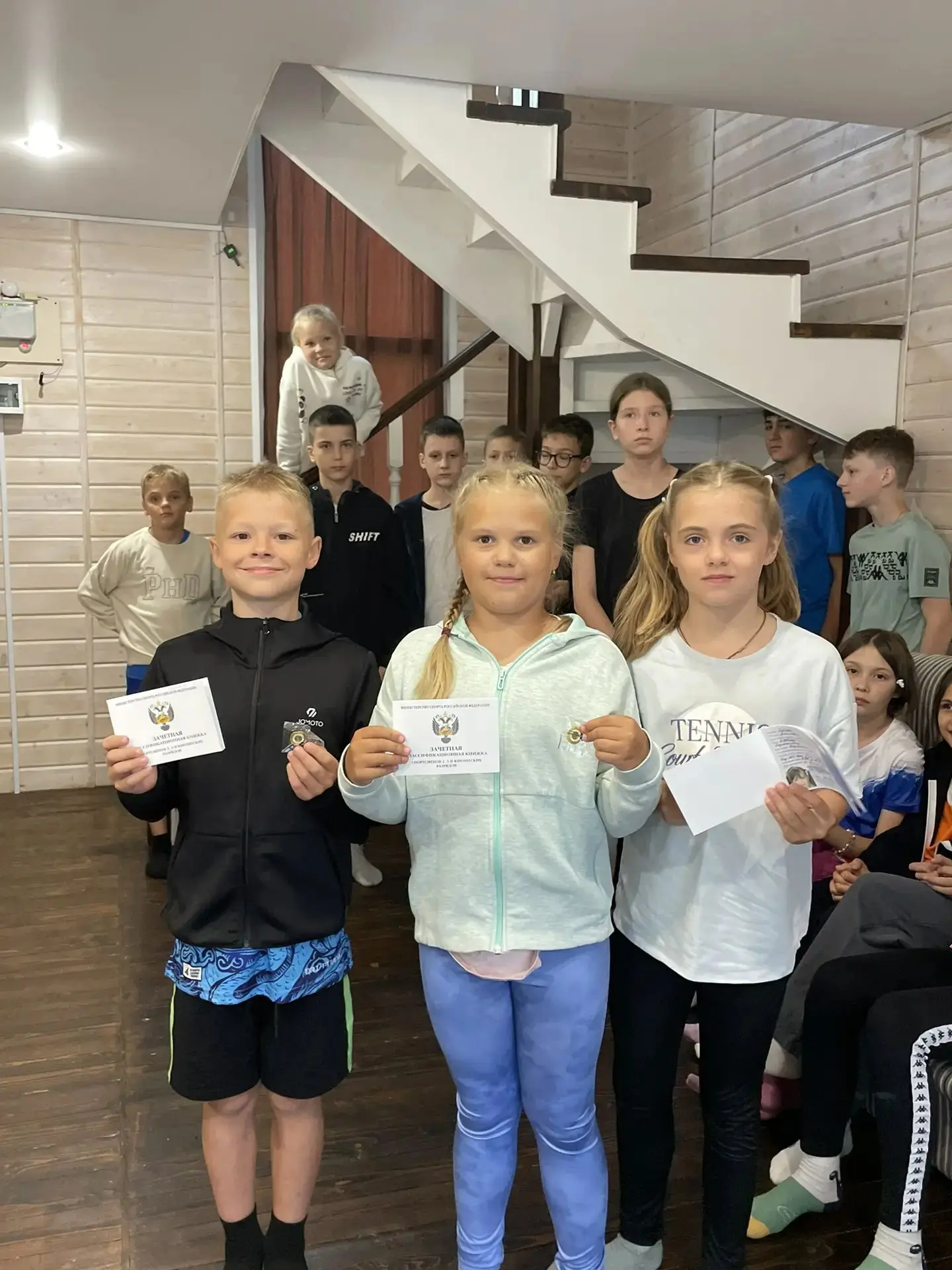 Вручение зачетных книжек и значков!🏅