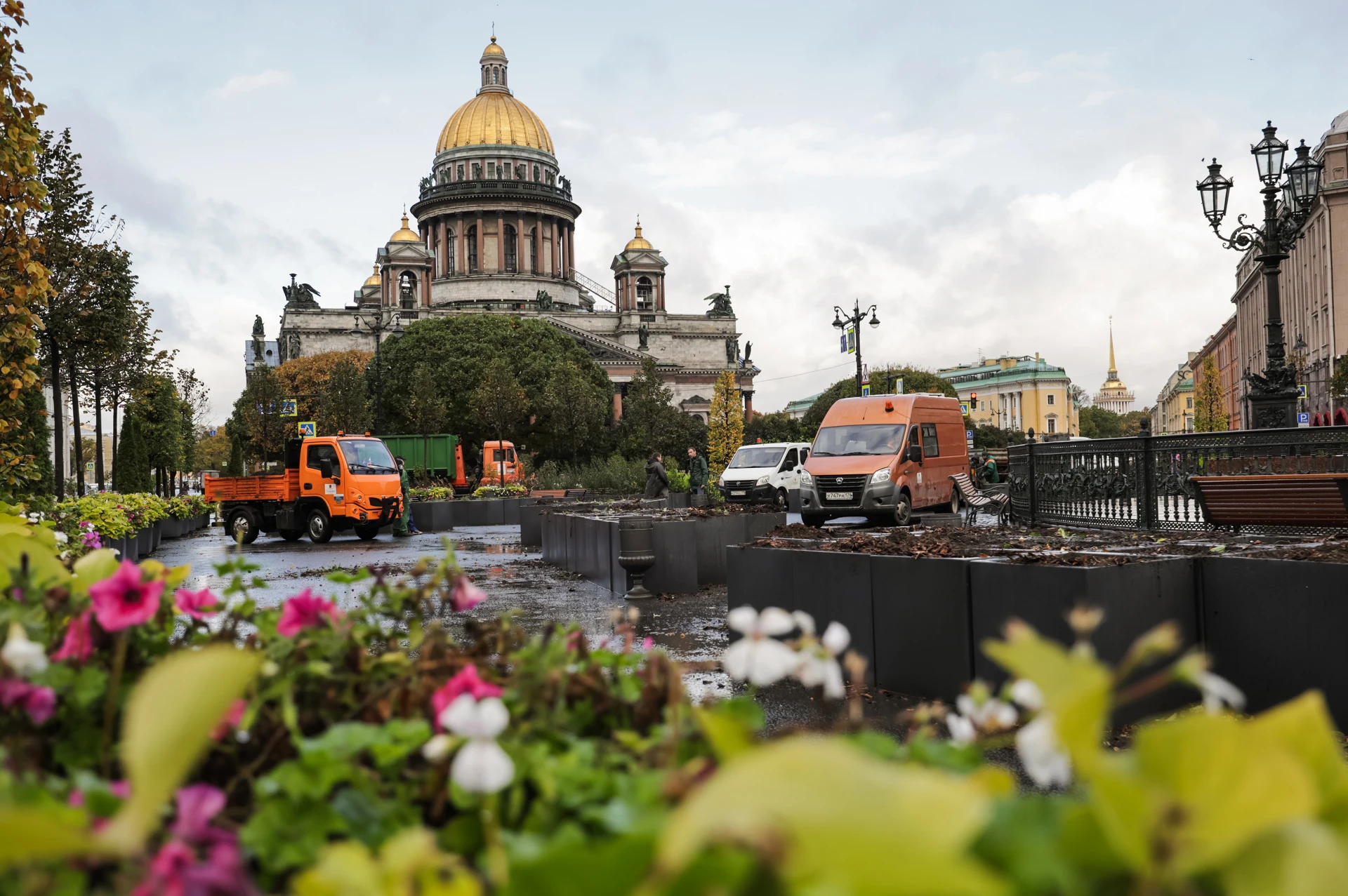 🌳 Сад-трансформер на Синем мосту уходит на зимние каникулы. За несколько лет он стал п...