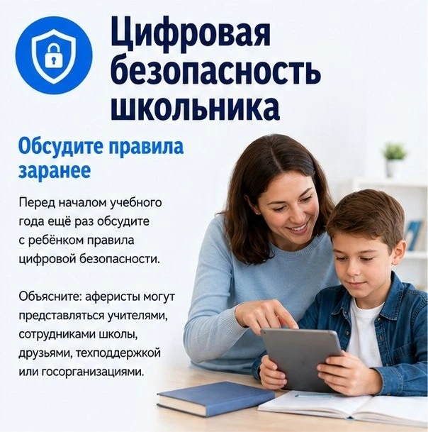📱  Перед началом учебного года важно напомнить ребёнку основные правила цифровой безоп...