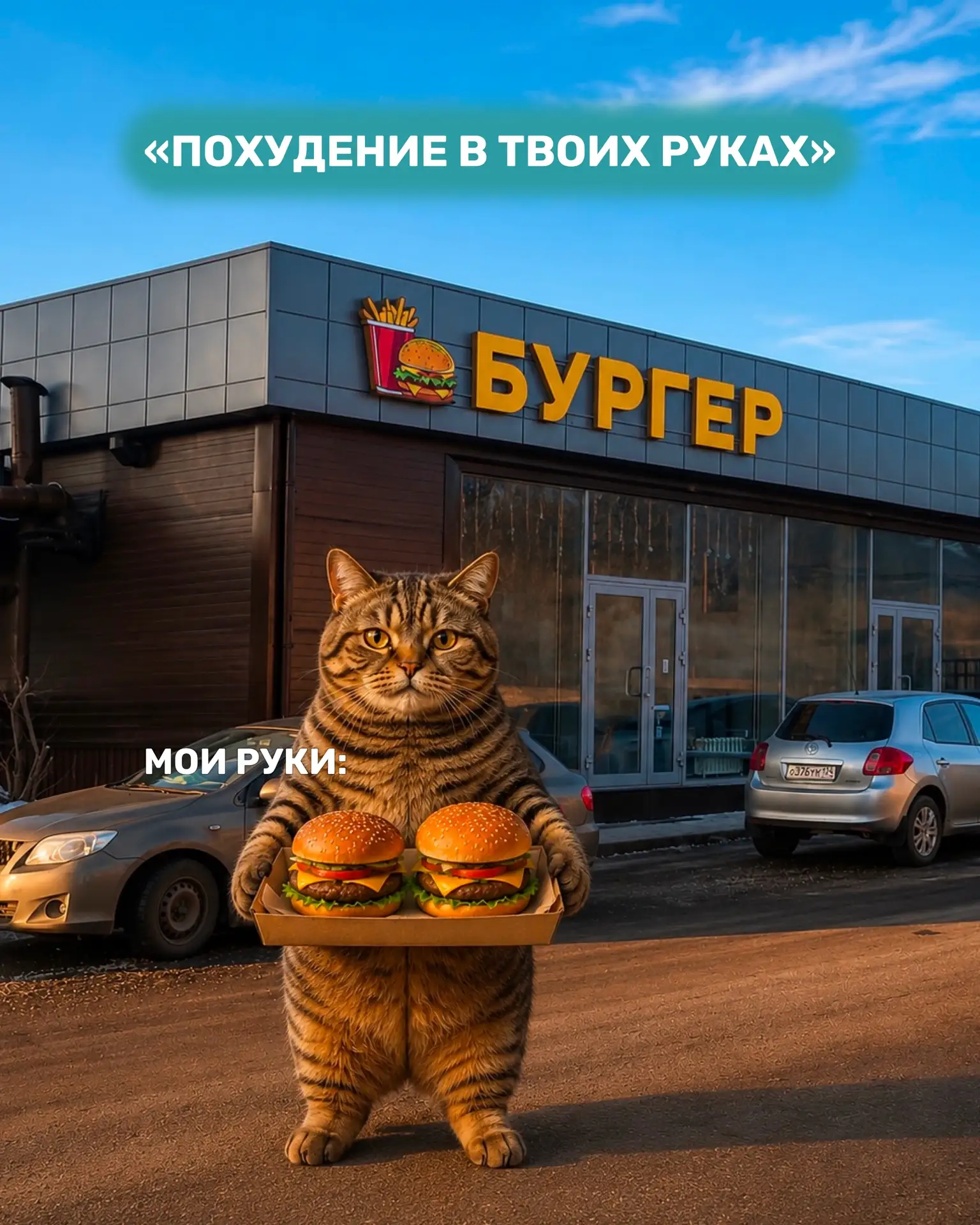 Говорят, все в наших руках…
И мы полностью согласны 😌

Особенно когда в руках бургер, сочный шашлык