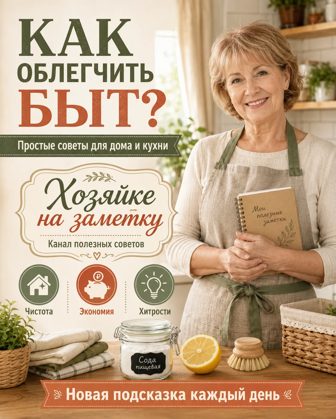 🏡 Домашние дела никогда не заканчиваются — а времени и сил на них почему-то больше не ...