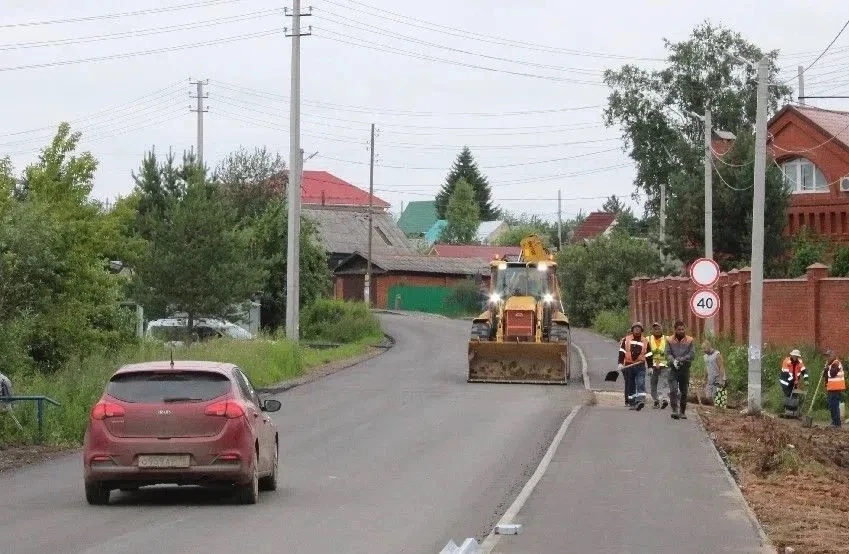 На улице Новоярушкинской завершается ремонт.