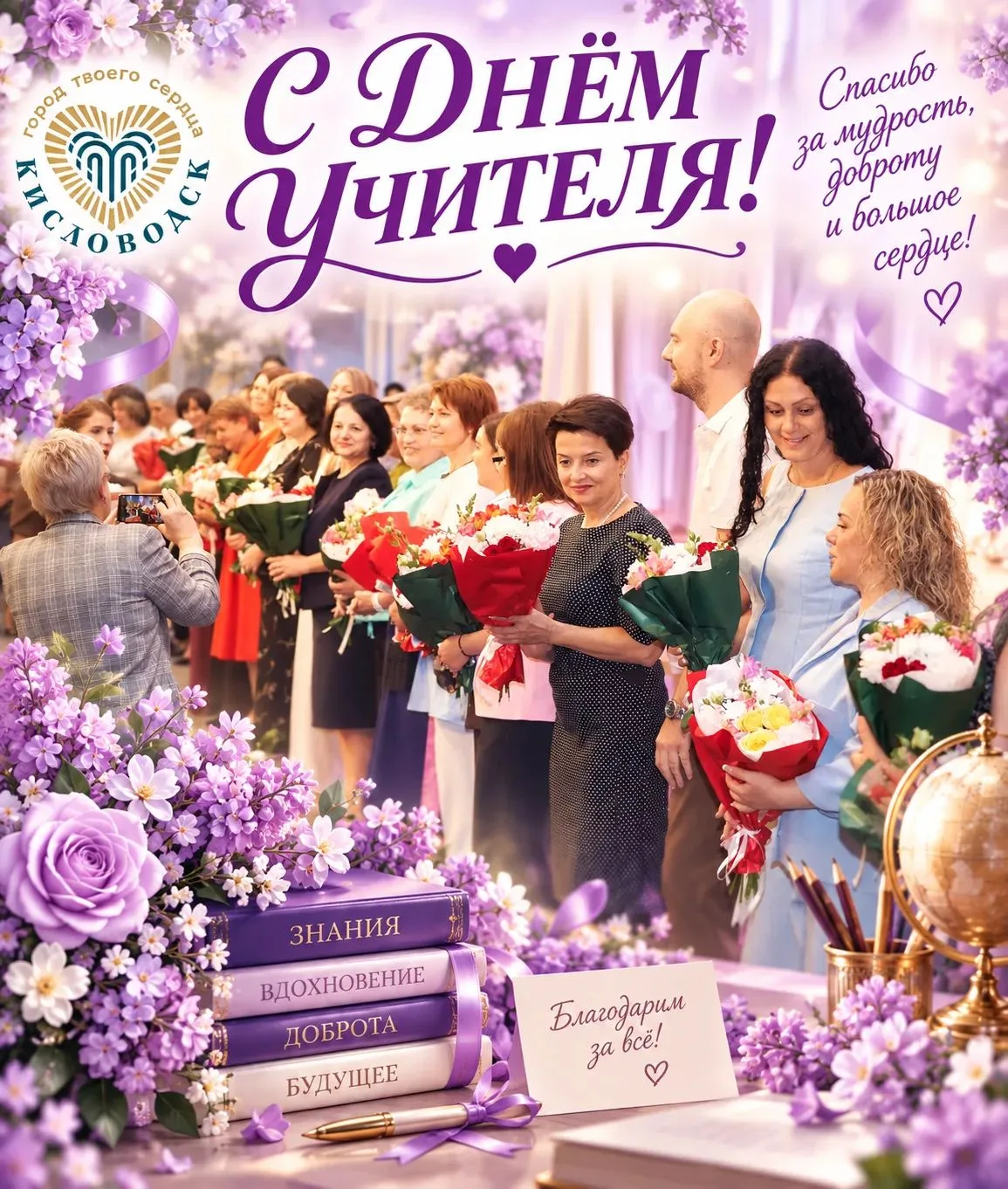Уважаемые  педагоги, ветераны педагогического труда Кисловодска! ✨               От все...