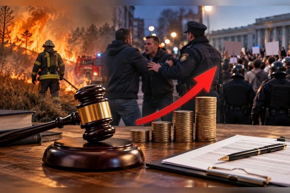 💸 Штрафы удвоят, а казну пополнят на 5 миллиардов: Госдума готовится резко поднять нак...