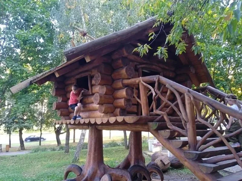 🌳 Скульптуры в парке «Лесная сказка»