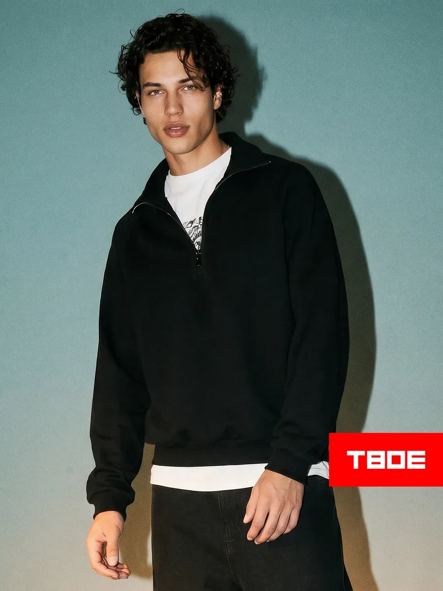 ⚡️ Толстовка Half zip с полузамком, ТВОЕ